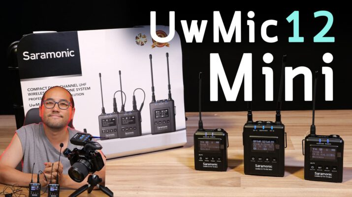 รีวิวไมค์น้อยไร้สาย Saramonic Uwmic12 Mini : Wireless Microphone 2 ต่อ 1 คลื่น UHF เล็กลง พกง่ายขึ้น