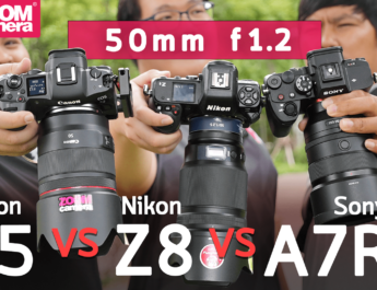 รีวิวเลนส์เทพ 50mm f1.2 ตัว Top ของแต่ละค่ายกับกล้อง Sony Alpha 7R V vs Nikon Z8 vs Canon EOS R5 ถ่ายภาพนิ่ง Portait สาวๆชอบตัวไหน