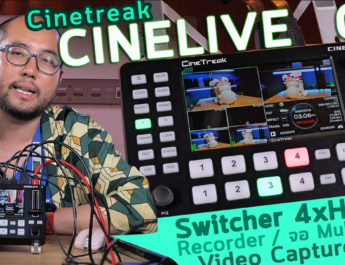 รีวิว Cinetreak Cinelive C1 Switcher 4xHDMI + Video Capture USB บันทึกวีดีโอได้ มีจอ Multiview จบในตัวเดียว