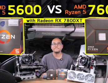 รีวิวเทียบซีพียุ AMD Ryzen 5 7600 VS AMD Ryzen 5 5600 เล่นเกม ตัดต่อ และเรนเดอร์งาน ต่างกันมากไหม [with Radeon RX 7800XT]